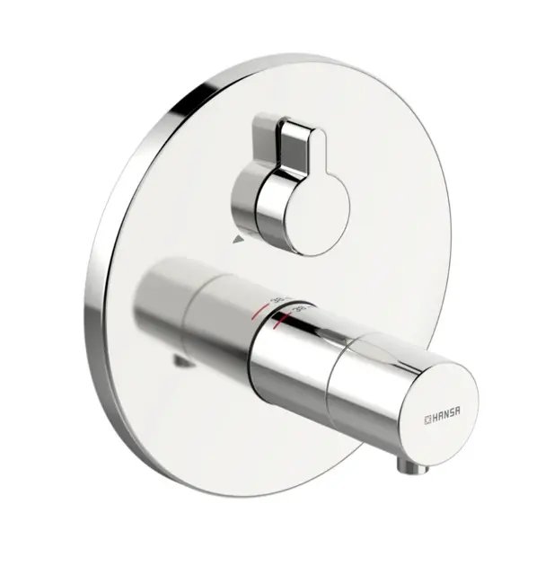 Hansa Varox Pro - Miscelatore termostatico ad incasso per 2 utenze, cromo 40579083