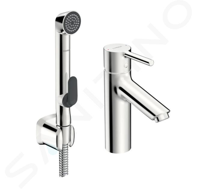 Hansa Vantis - Mitigeur de lavabo avec douchette de bidet, chrome 52682267