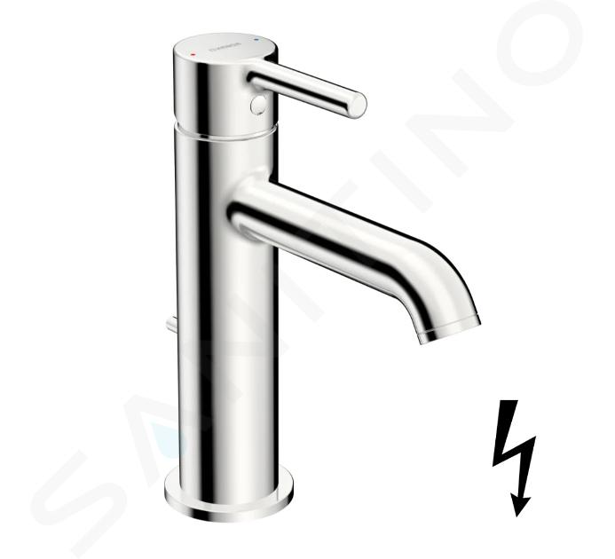 Hansa Vantis Style - Grifo de lavabo, con desagüe, cromo 54381107