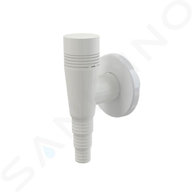 Alcadrain Sifones - Sifón para lavadora, exterior, con aireación, blanco APS5