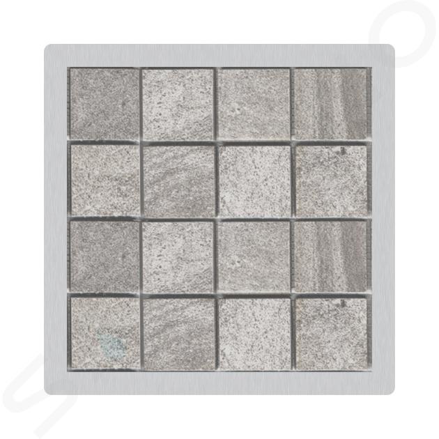 Alcadrain Rošty - Rošt na vloženie dlažby 9x9 cm, nerezová MPV016