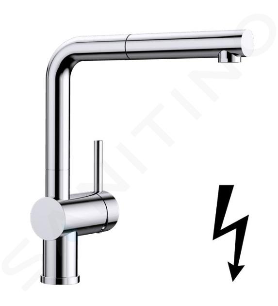 Blanco Linus S - Mitigeur d’évier avec douchette extractible, chrome 512200