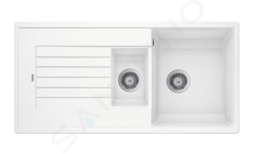 Blanco Zia 6 - Silgranitový drez, 100x50 cm, biela 514742