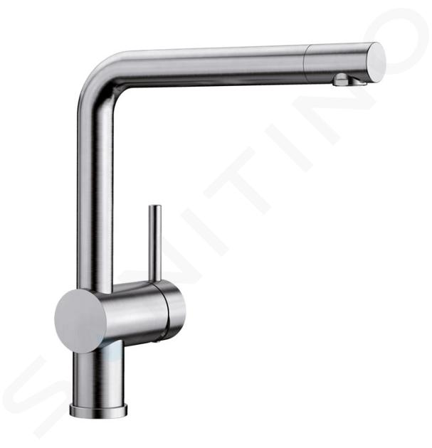 Blanco Linus - Miscelatore da lavello, acciaio inox spazzolato 517183