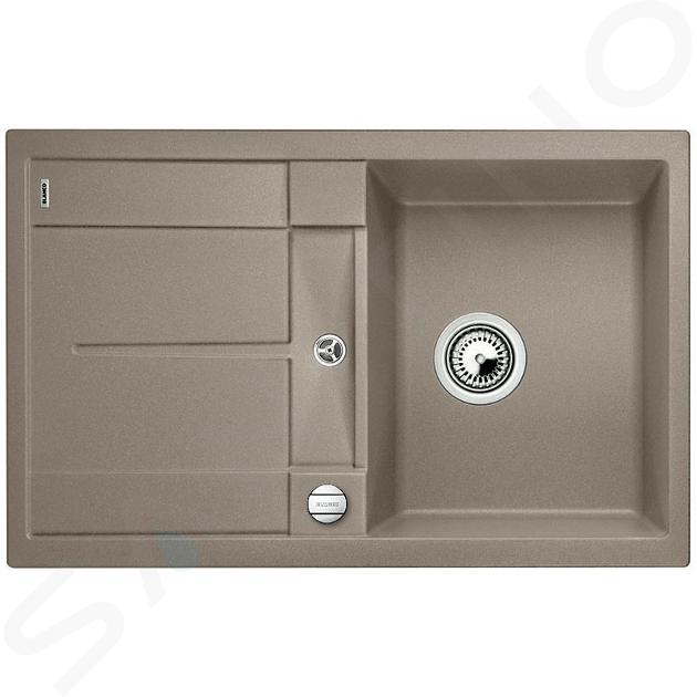 Blanco Metra 45 - Fregadero de Silgranite, 78x50 cm, con control de desagüe, tartufo 517345