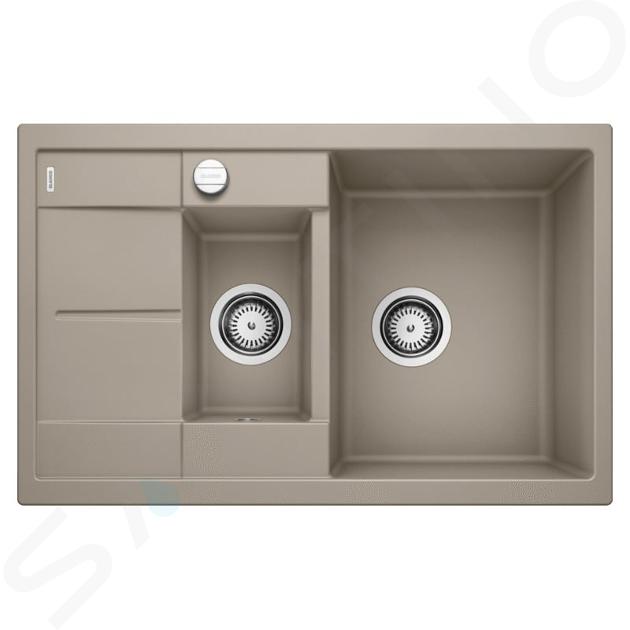 Blanco Metra 6 - Silgranitový drez, 78x50 cm, s ovládaním odtoku, tartufo 517353
