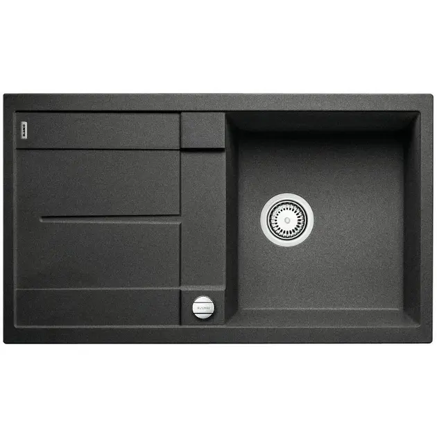 Blanco Metra 5 - Silgranitspüle, 85x49 cm, mit Ablaufbedienung, anthrazit 519097