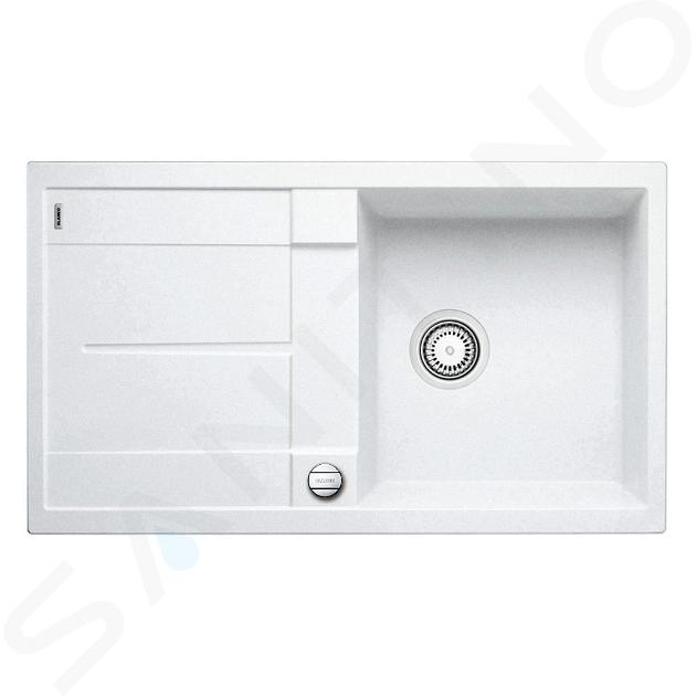 Blanco Metra 5 - Silgranitový drez, 85x49 cm, s ovládaním odtoku, biela 519099