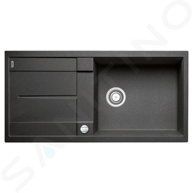 Blanco Metra XL 6 - Silgranitový drez, 99x49 cm, s ovládaním odtoku, antracit 519150