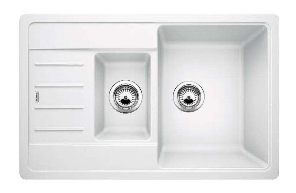 Lambert 21412 Set Di Stoviglie Bianco - 4 Pezzi, Fatto A Mano, Combinabile Per La Tavola