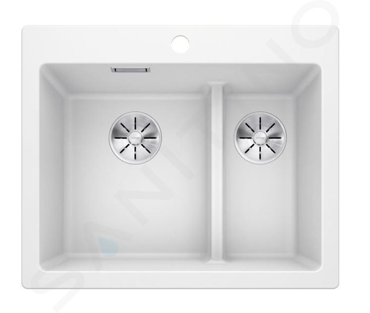 Blanco Pleon 6 Split - Chiuvetă silgranit, 62x51 cm, InFino, alb 521693