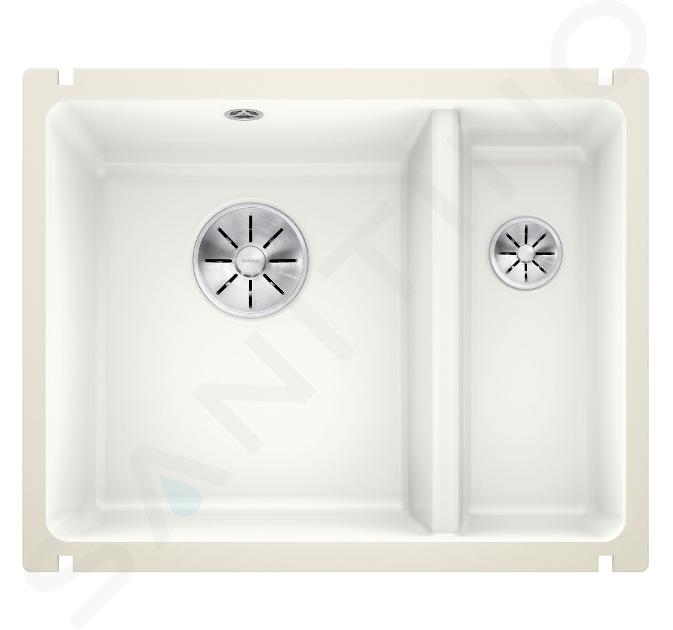 Blanco Subline 350/150 - Keramische spoelbak, 57x46 cm, InFino, glanzend wit 523741