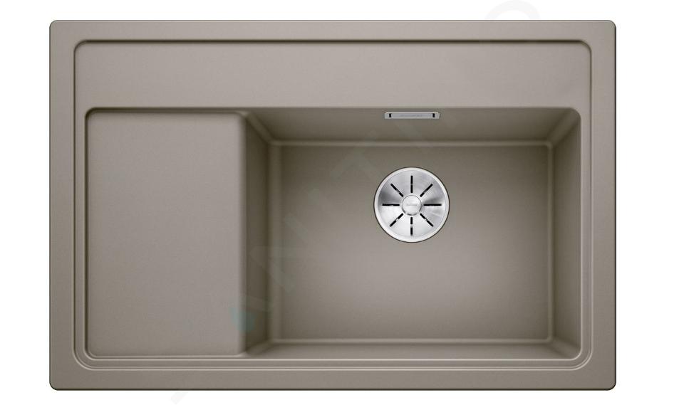 Blanco Zenar XL 6 - Silgraniet spoelbak, 78x51 cm, met afvoerbediening, InFino, tartufo 523782