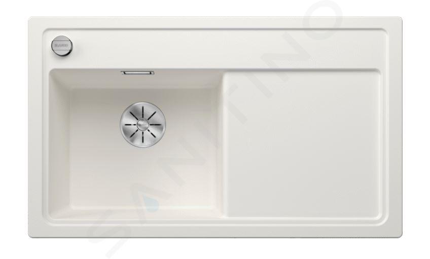 Blanco Zenar 45 - Lavello in silgranit, 860x510 mm, con comando remoto dello scarico, InFino, bianco 523854