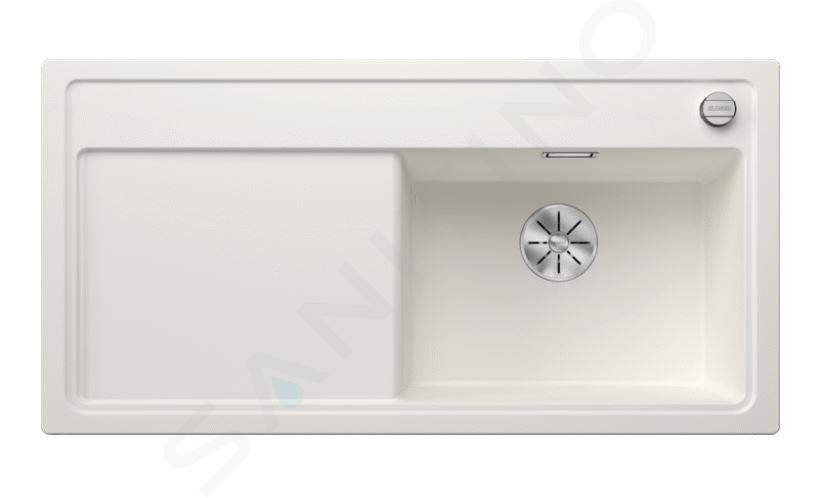 Blanco Zenar XL 6 - Zlew silgranitowy 1000x510 mm z regulacją odpływu, InFino, biały 523968