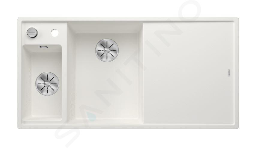 Blanco Axia III 6 - Lavello in silgranit, 1000x510 mm, con comando remoto dello scarico e accessori, InFino, bianco 524657