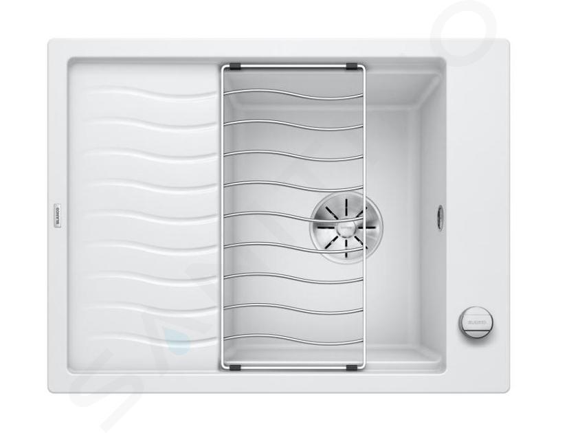 Blanco Elon 45 - Évier en silgranit 650x500 mm, avec accessoires, InFino, blanc 524828