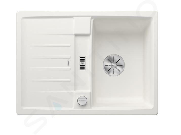 Blanco Lexa 40 - Fregadero de silgranite, 680x500 mm, con control de desagüe, InFino, blanco 524884
