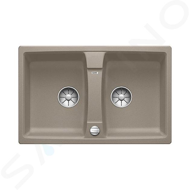 Blanco Lexa 8 - Chiuvetă Silgranite, 78x50 cm, cu control scurgere, InFino, tartufo 524957