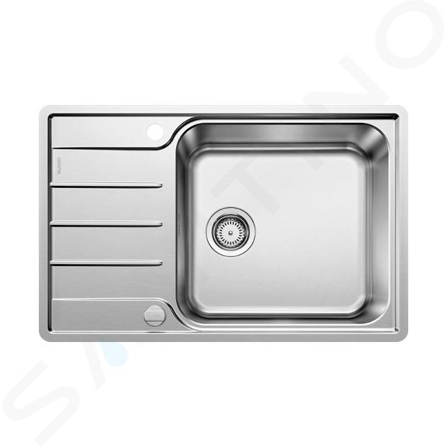 Blanco Lemis XL 6 - Lavello, 78x50 cm, con comando di scarico, acciaio inox spazzolato 525110