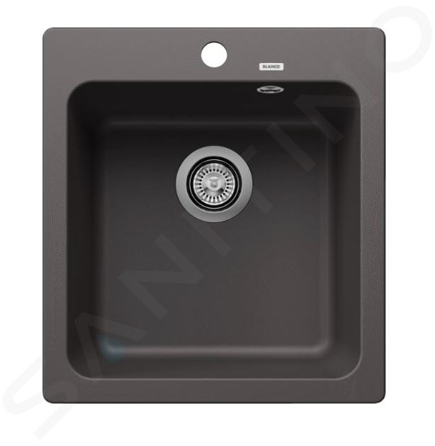 Blanco Naya 45 - Silgranit spoelbak, 51x47 cm, rots grijs 525223