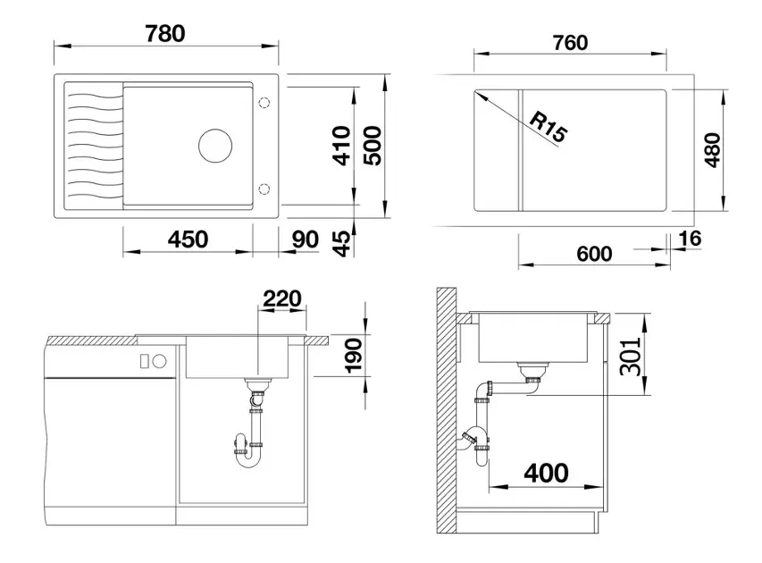 Blanco PP Gloss Label, 2 baans, 49x27 mm, per rol - | Specialist in etiketten op rol en thermorollen