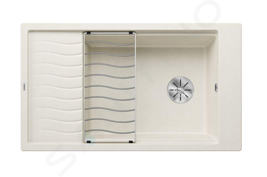 Blanco Elon XL 8 - Lavello in silgranit, 86x50 cm, con accessori, InFino, bianco fine 527072