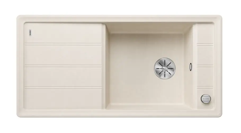Blanco Faron XL 6 - Chiuvetă silgranit, 100x50 cm, control scurgere, InFino, alb pal 527081