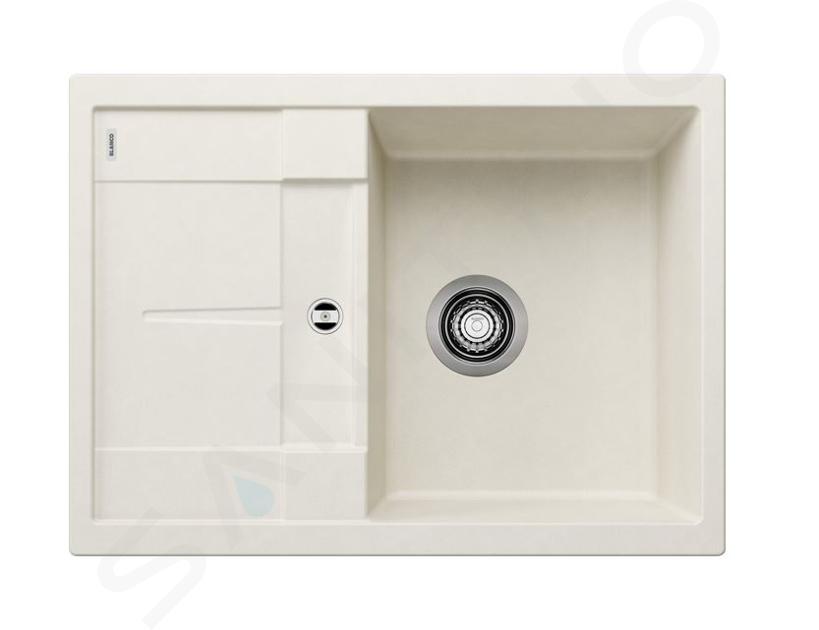 Blanco Metra 45 - Fregadero de silgranite, 68x50 cm, blanco suave 527103