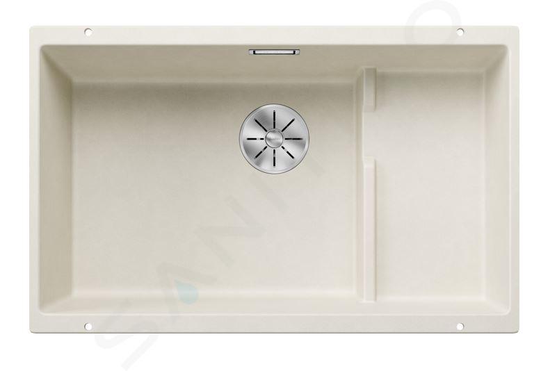 Blanco Subline 700 - Évier en silgranit, 730x460 mm, avec accessoires, InFino, blanc doux 527171