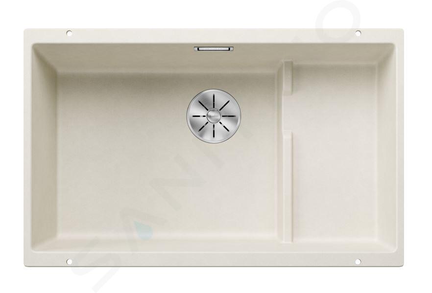 Blanco Subline 700 - Silgranit spoelbak, 73x46 cm, InFino, zacht wit 527172