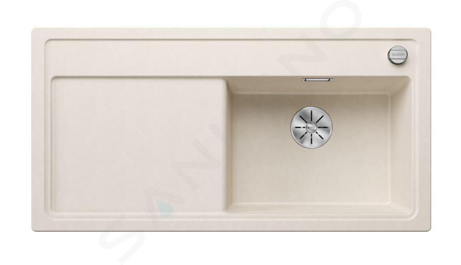 Blanco Zenar XL 6 - Chiuvetă silgranit, 100x51 cm, control scurgere, InFino, alb pal 527189