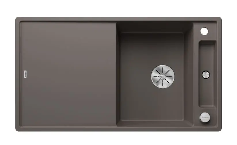 Blanco Axia III 5 - Lavello in silgranit, 92x51 cm, con accessori, InFino, grigio 527223