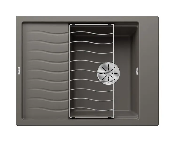 Blanco Elon 45 - Silgranitový dřez, 65x50 cm, s příslušenstvím, InFino, šedá 527250