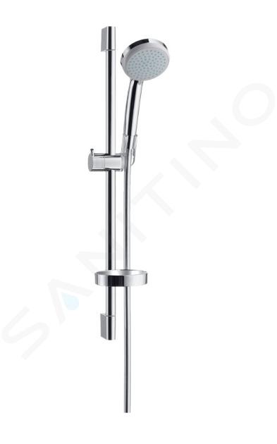 Hansgrohe Croma 100 - Set pară de duș, 4 jeturi, bară 0,65 m și furtun, crom 27772000