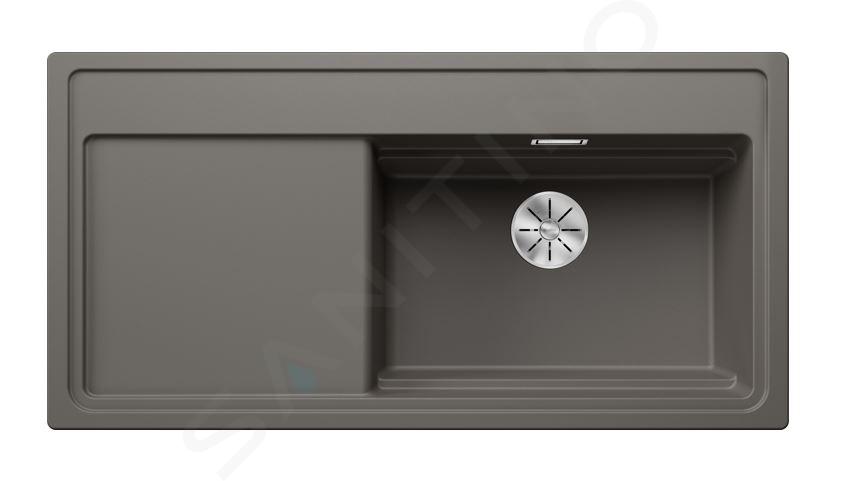 Blanco Zenar XL 6 - Lavello in silgranit, 988x498 mm, con comando remoto dello scarico e accessori, InFino, grigio 527376