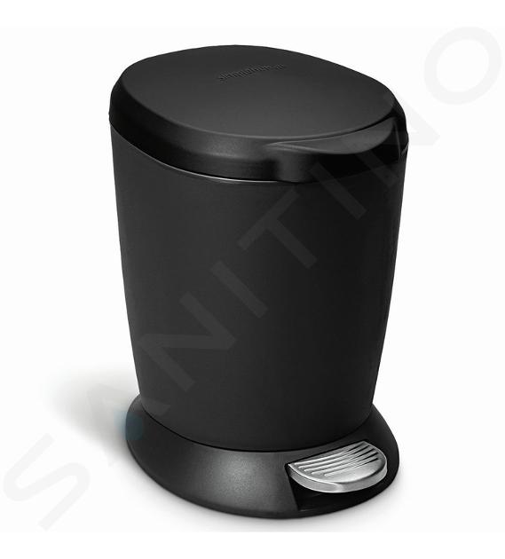 Simplehuman Pattumiere - Pattumiera 6 l, nero CW1319