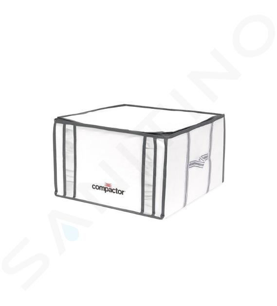 Compactor Cajas de almacenamiento - Caja de almacenamiento al vacío con funda, 125 l, blanco/gris RAN3254