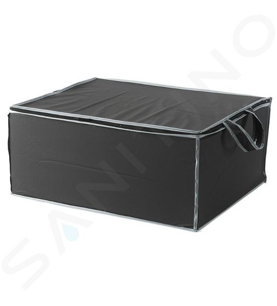 Compactor Boites de stockage Boite de rangement pour textiles 55x45x25 cm noir RAN6273 Sanitino