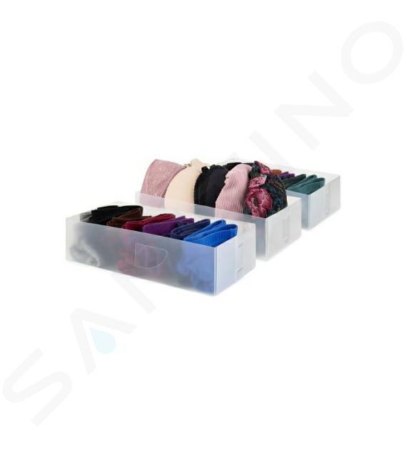 Compactor Organizzazione dell'armadio - Organizzatore per cassetti 8x30x16 cm, 3 pezzi RAN6320