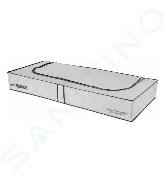 Compactor Contenitori per lo stoccaggio - Contenitore tessile 15x108x45 cm, bianco/grigio RAN634