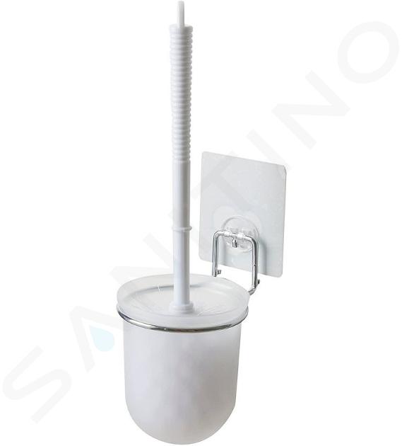 Compactor Bestlock Magic - Escobillero de pared con soporte, blanco/cromo RAN6859