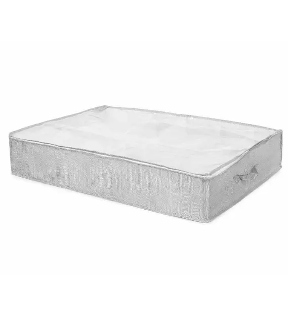 Compactor Cajas de almacenamiento - Caja textil 60x76x15 cm, 12 compartimentos, gris RAN10168