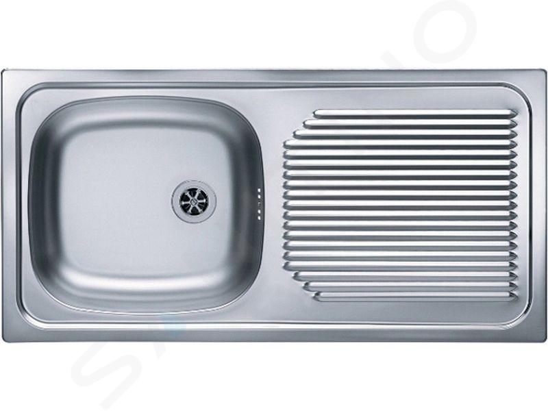 Alveus Basic - Évier 860x435 mm, inox 1008843