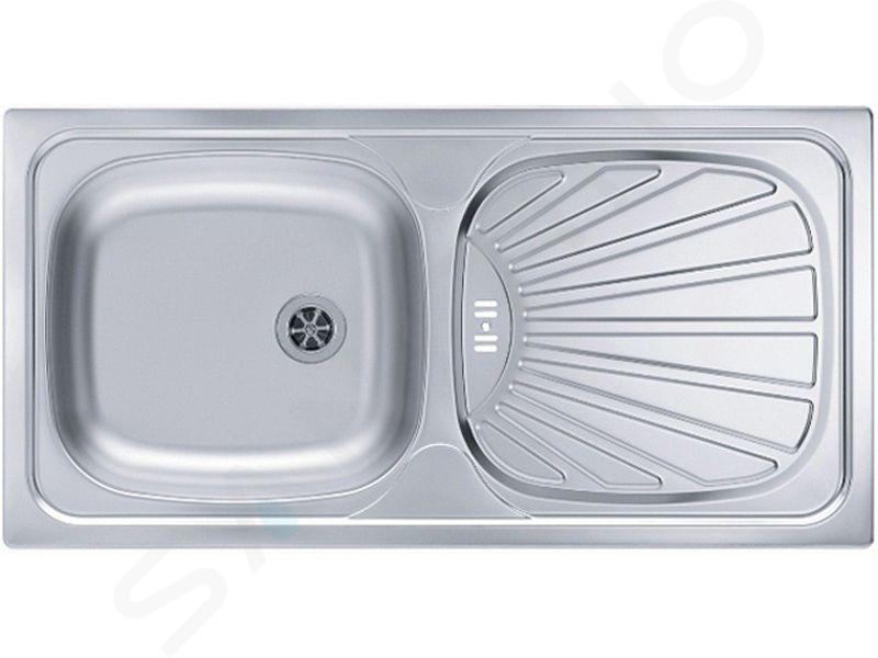 Alveus Basic - Évier 860x435 mm, inox 1008844