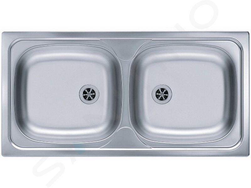 Alveus Basic - Évier 860x435 mm, inox 1008846