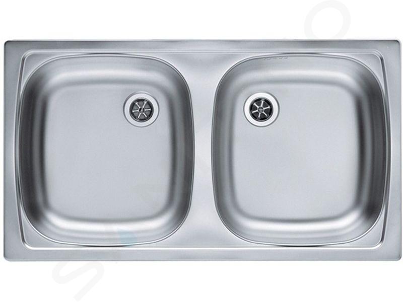 Alveus Basic - Spüle, 780x435 mm, Edelstahl 1039144