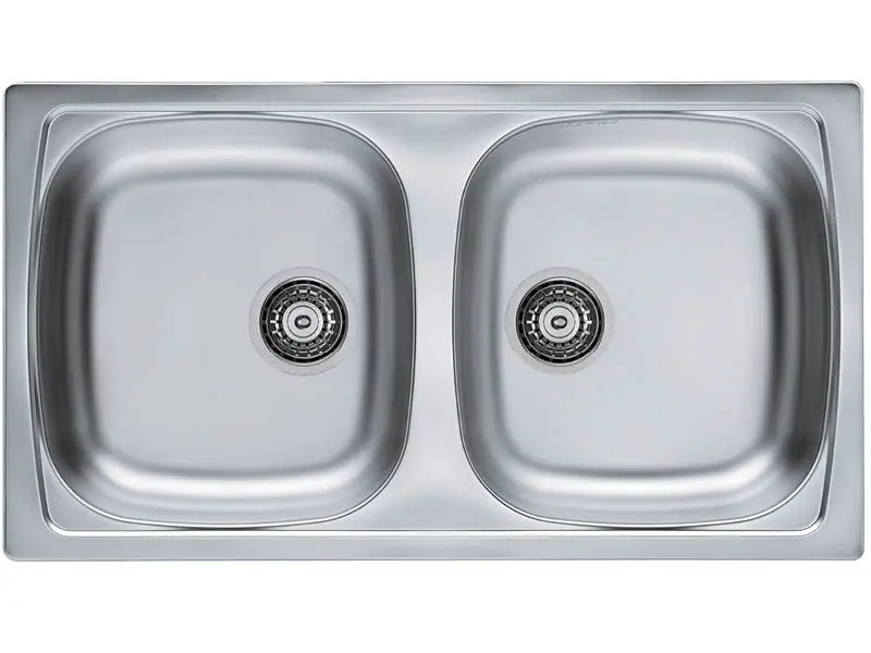 Alveus Basic - Mosogató 780x435 mm, rozsdamentes acélból készült 1049434