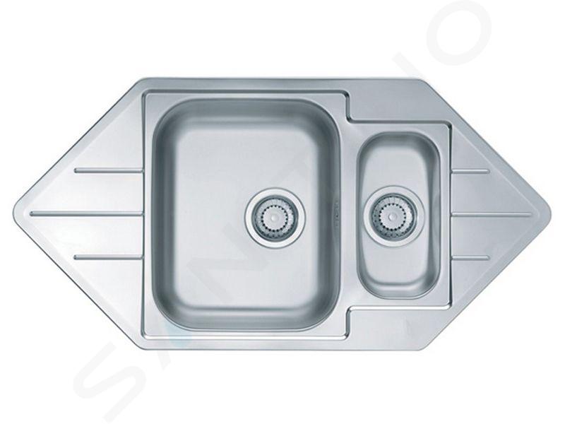 Alveus Line - Spoelbak, 99x50 cm, rvs 1085940