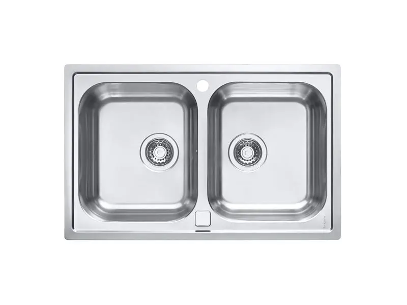 Alveus Line Maxim - Mosogató 795x505 mm, lefolyásszabályozóval, rozsdamentes acélból készült 1092002